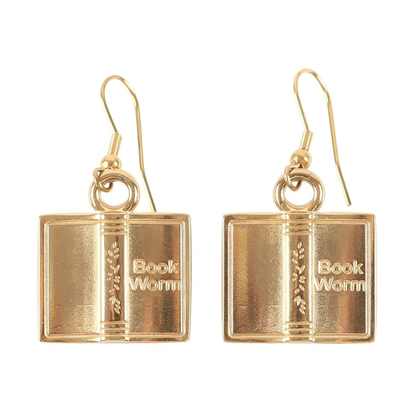 Book Earrings