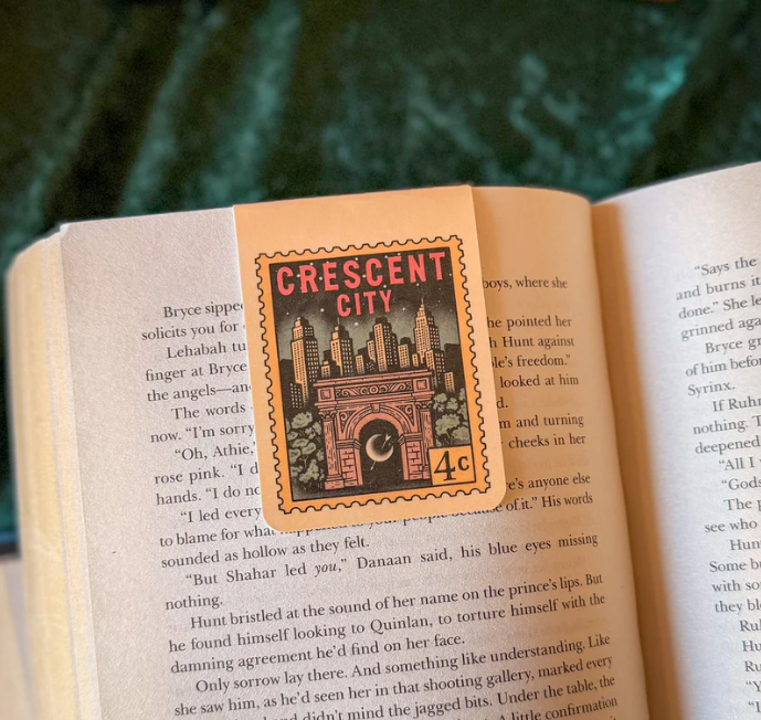 Crescent City Stamp - Maasverse Magnetic Bookmark
