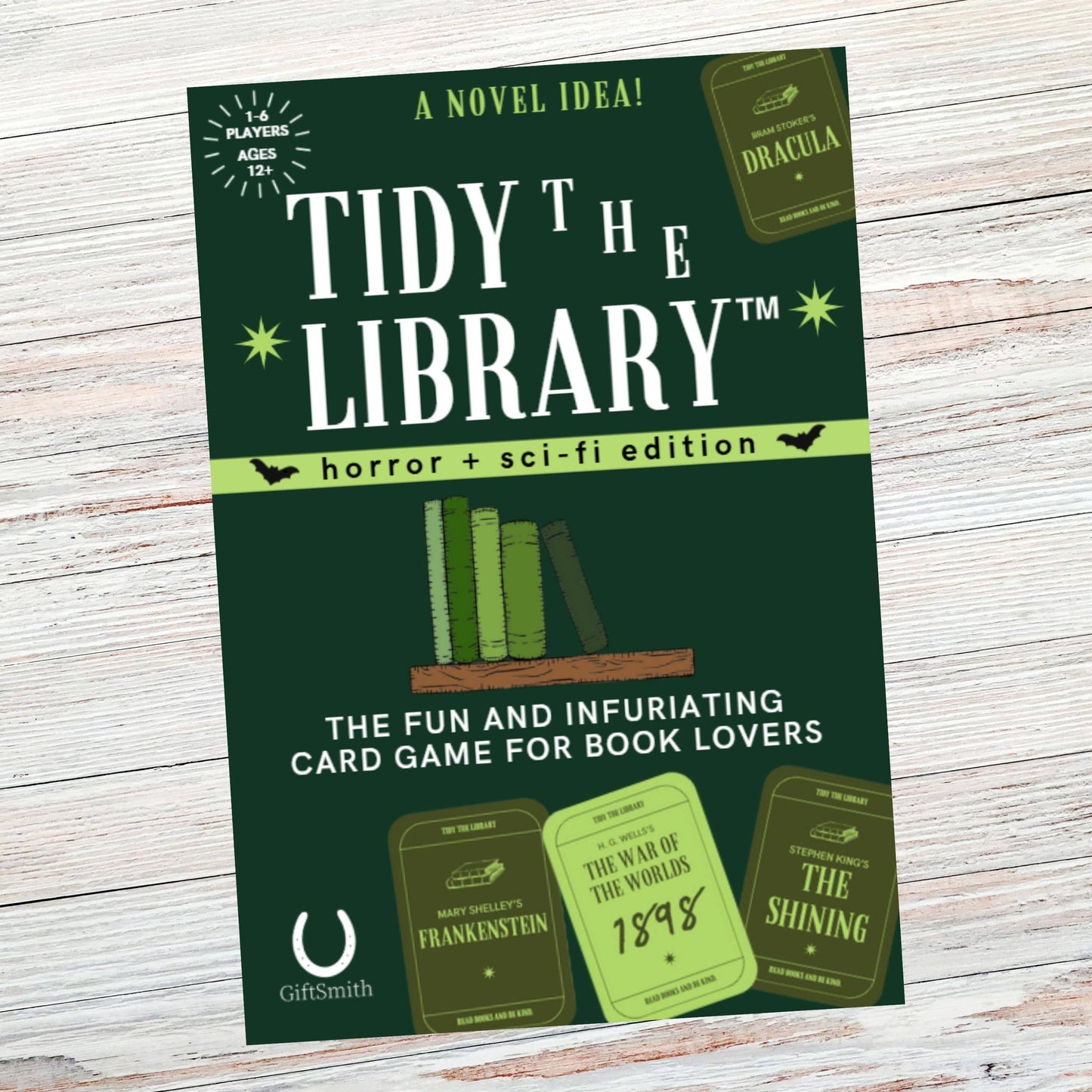 Tidy The Library Card Game - Horror + Sci-Fi Edition