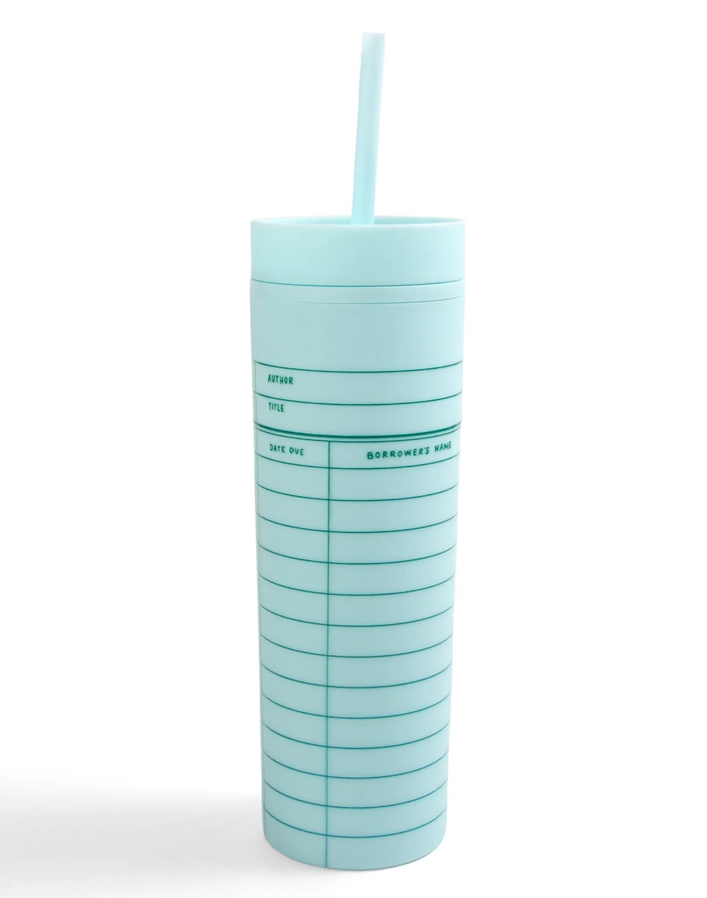 Library Card Tumbler - Mint