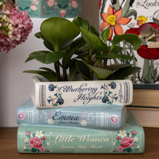 Stacked Books Planter