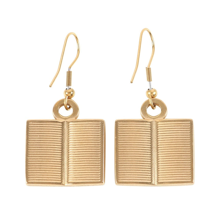 Book Earrings