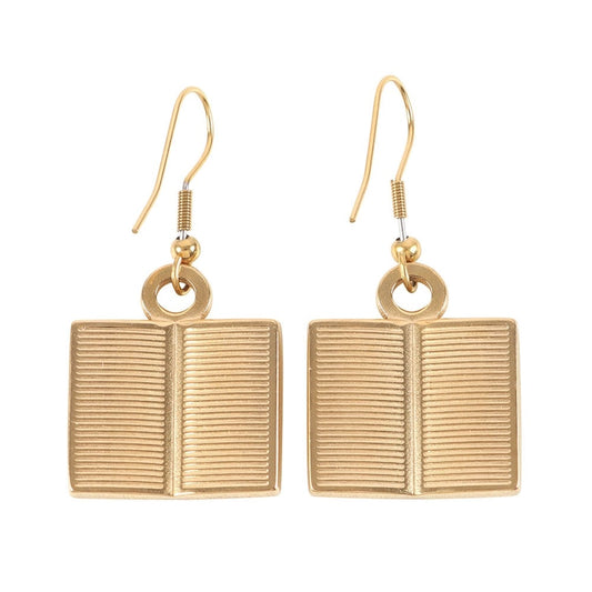 Book Earrings