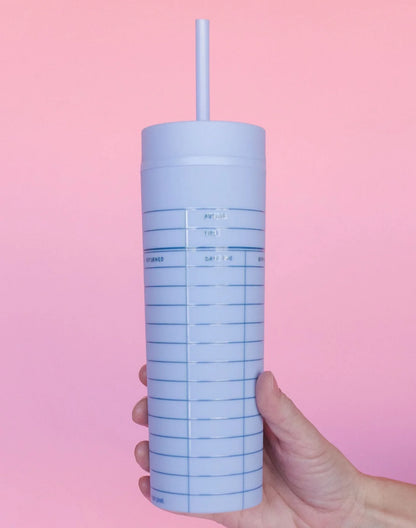 Library Card Tumbler - Sky Blue