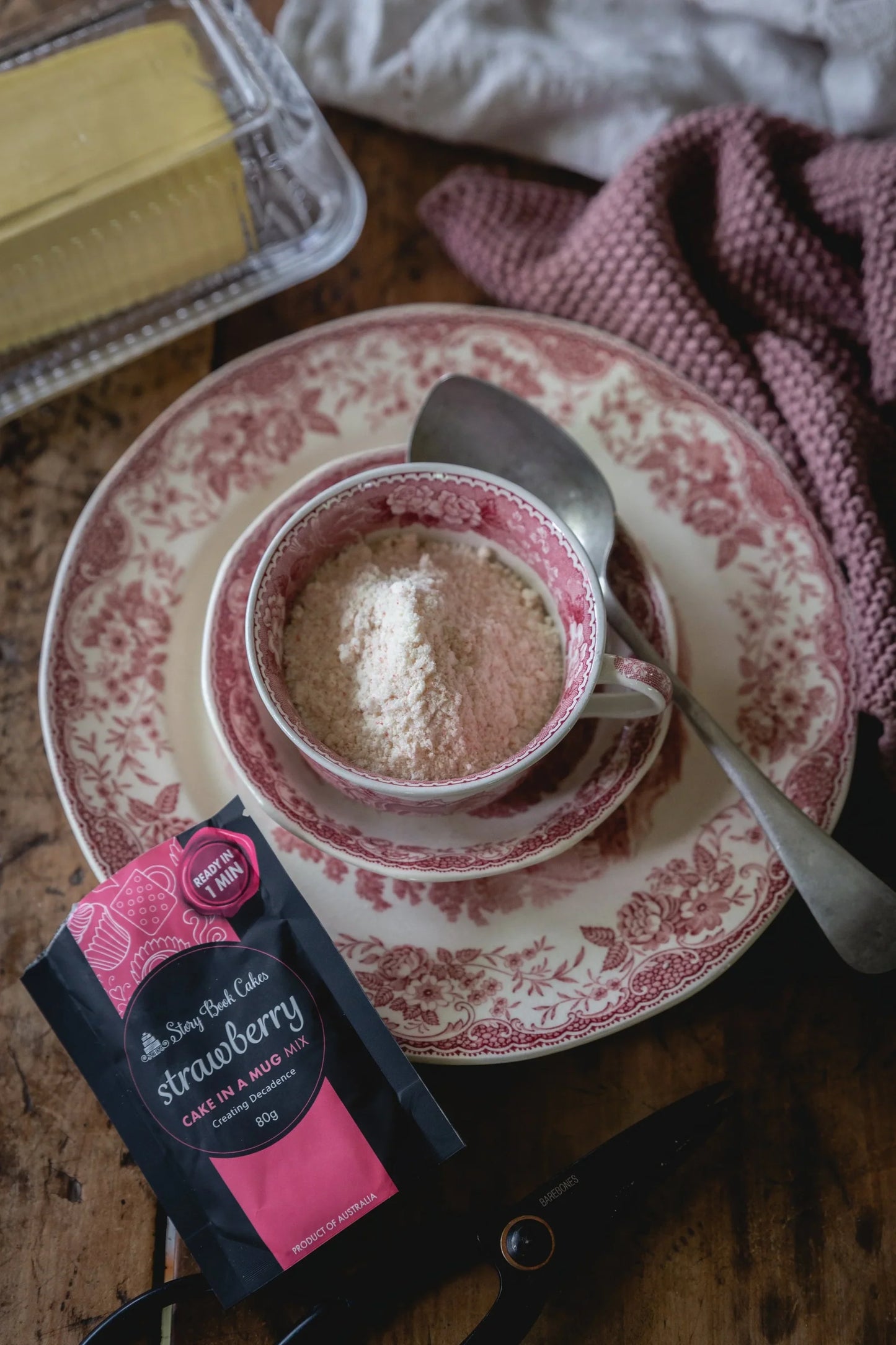 Strawberry - Cake in a Mug (80g)