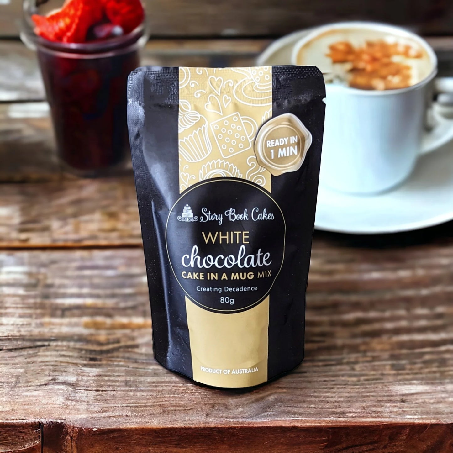 White Chocolate - Cake in a Mug (80g)