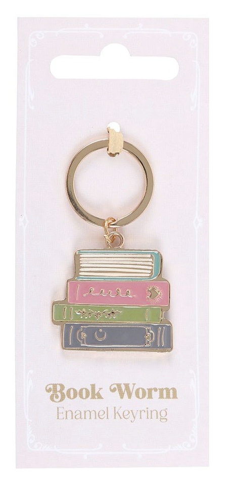 Book Stack Keyring