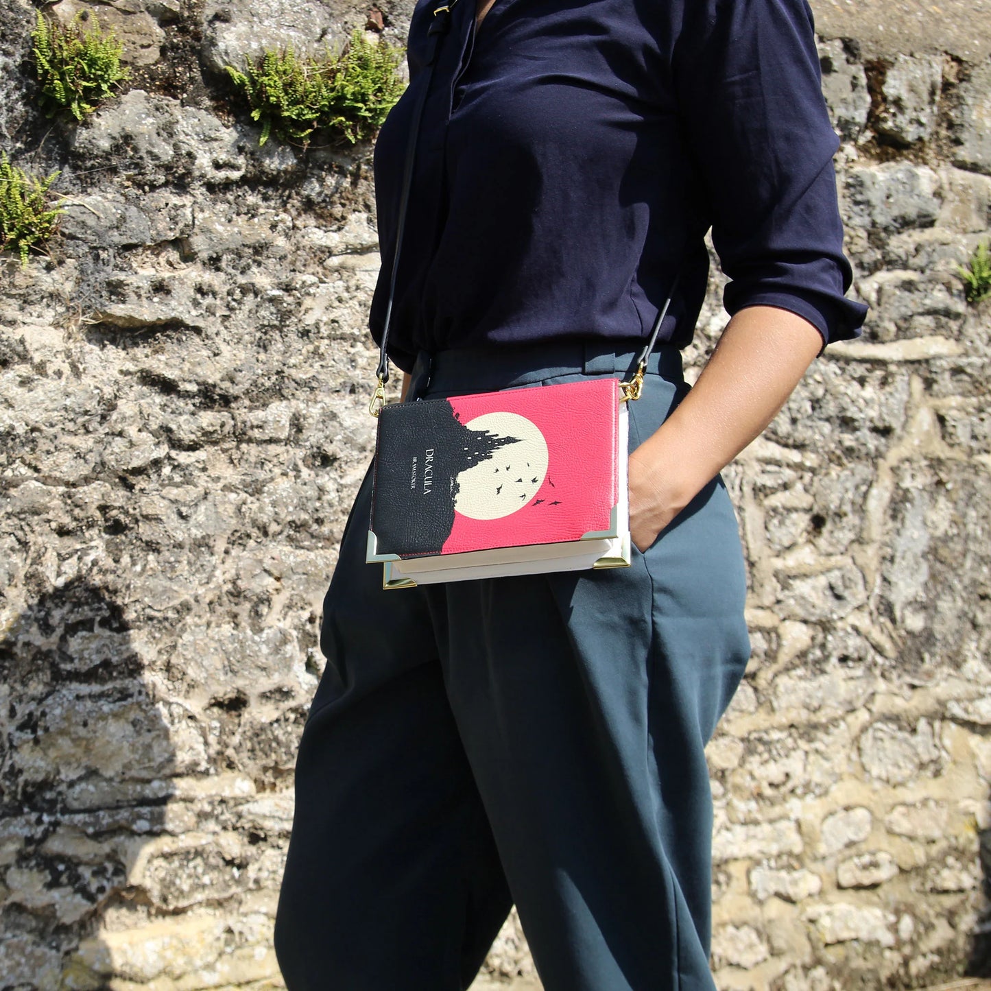 Dracula Book Convertible Bag (Clutch & Cross Body Bag)