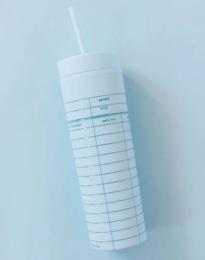 Library Card Tumbler - Mint