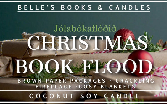 Christmas Book Flood Coconut Soy Candle