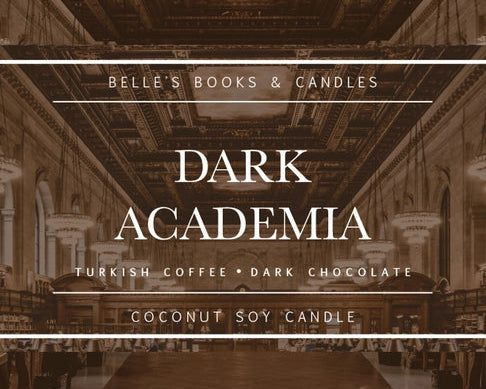 Dark Academia Coconut Soy Candle