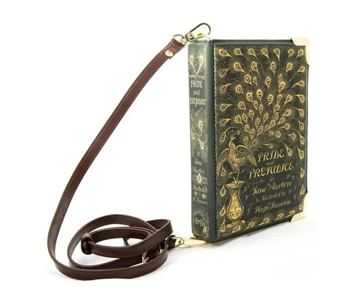 Pride and Prejudice Book Convertible Bag (Clutch & Cross Body Bag)
